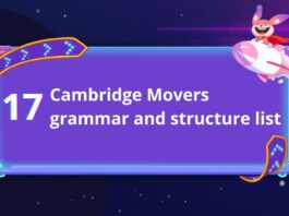 17 common grammar structures in Movers