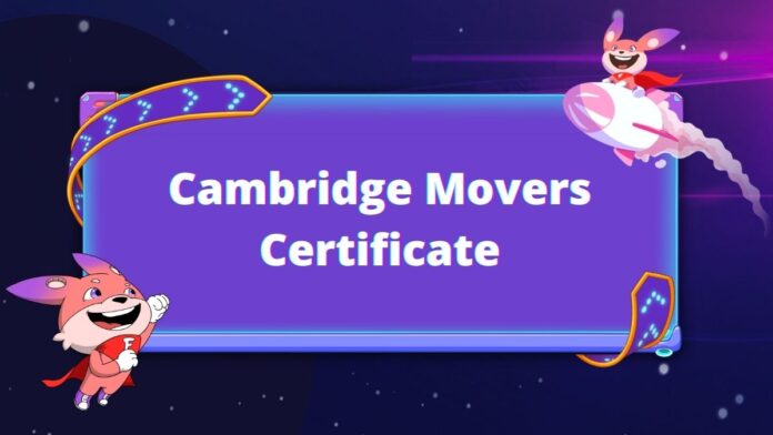 Cambridge Movers Certificate