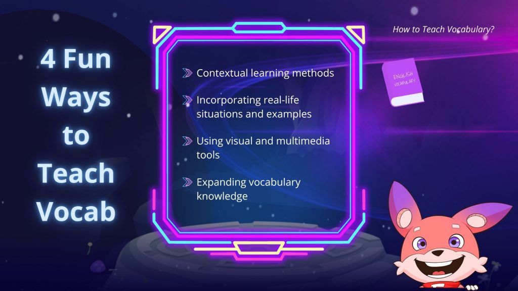 how to teach vocabulary