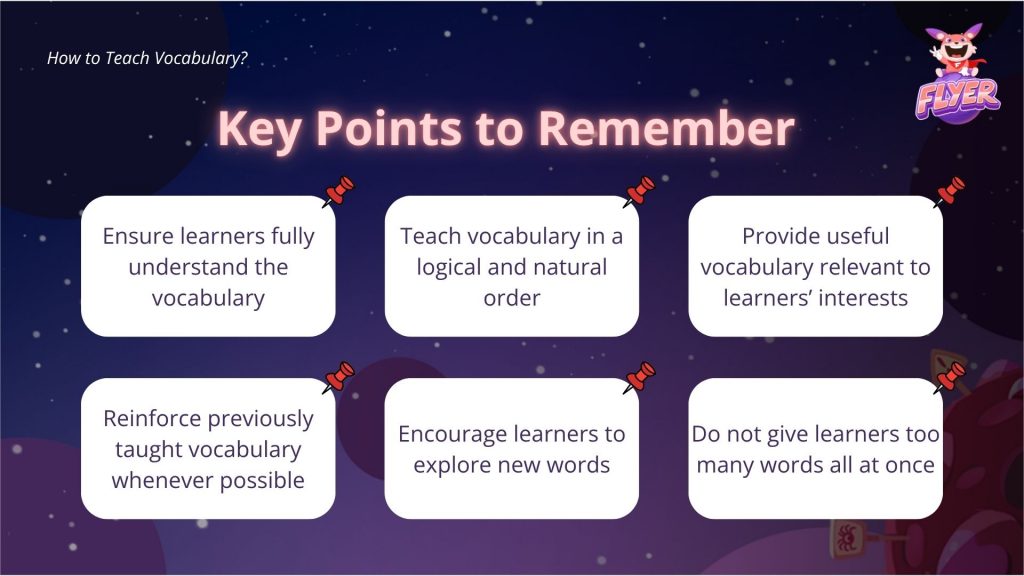 how to teach vocabulary