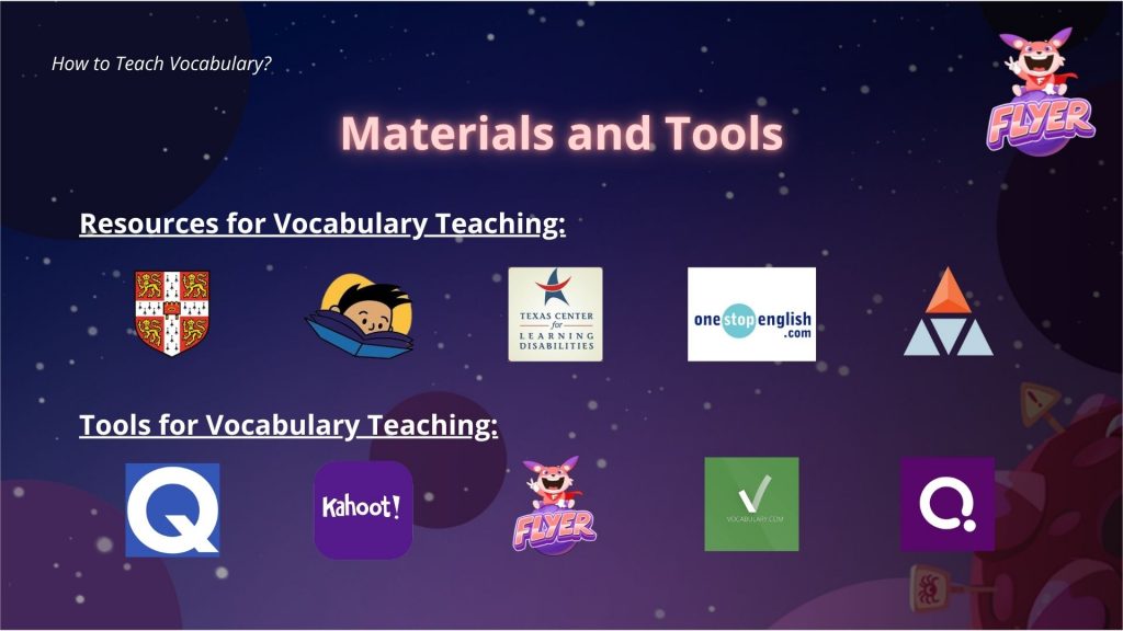 how to teach vocabulary