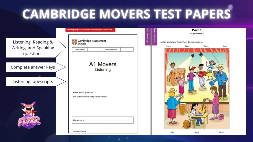 Cambridge A1 Movers Practice Tests