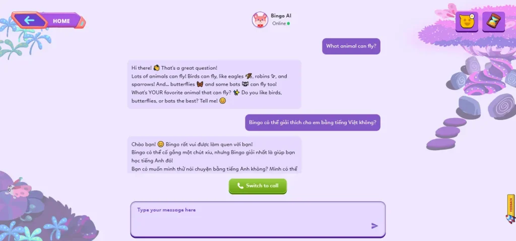 Multilingual support in education 